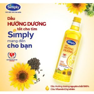 DẦU HƯỚNG DƯƠNG 1 LÍT Simply