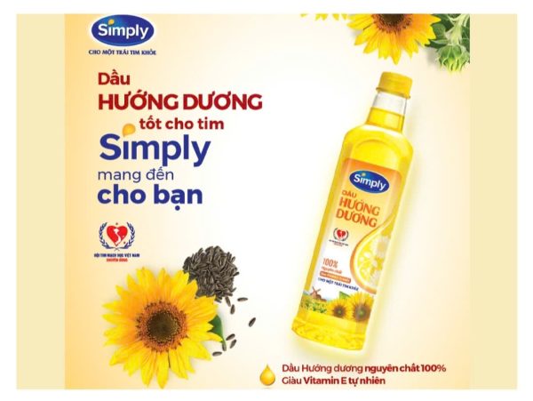 DẦU HƯỚNG DƯƠNG 1 LÍT Simply